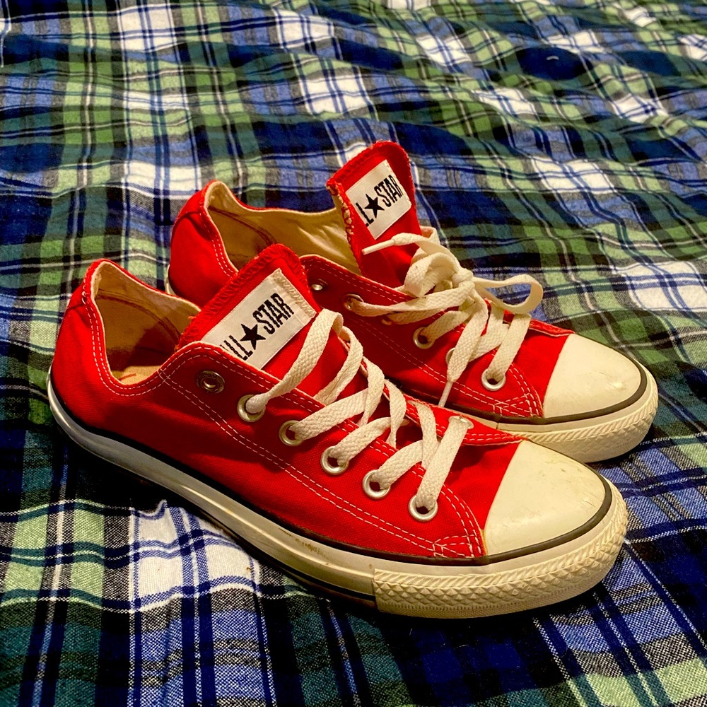 Red Converse All Star Sneakers